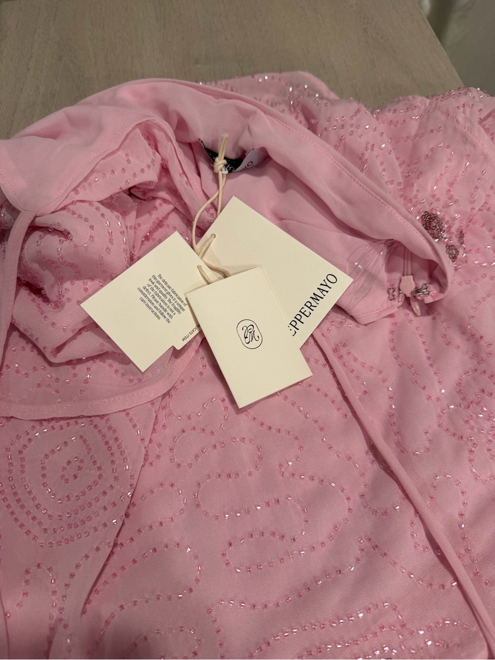 Peppermayo Pink Sequin-Embellished Mini Dress - Picture 5 of 5